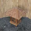 Product image 6 of the product “Japanese style garden lantern Fukui made of Bangkirai hardwood ”